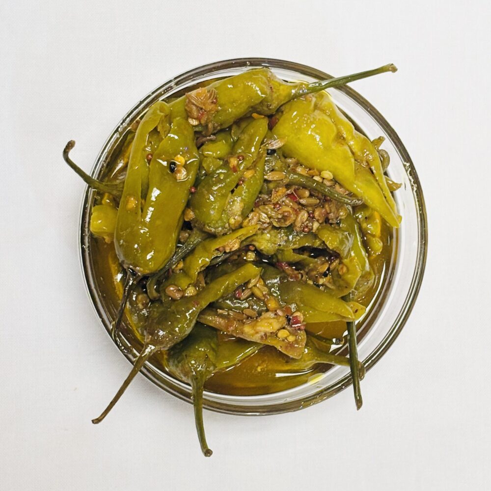 Green Chilli Achar / Pickles