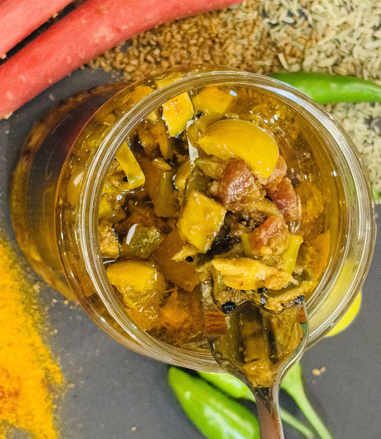 Chopped Mixed Achar / Pickles - Image 3